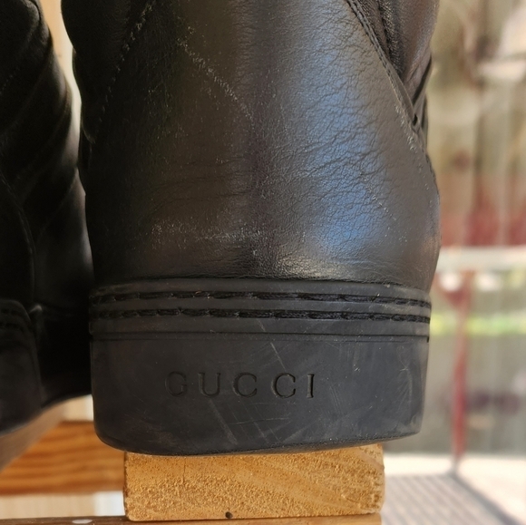 GUCCI HIGHTOP STRAP SNEAKER - Picture 10 of 15